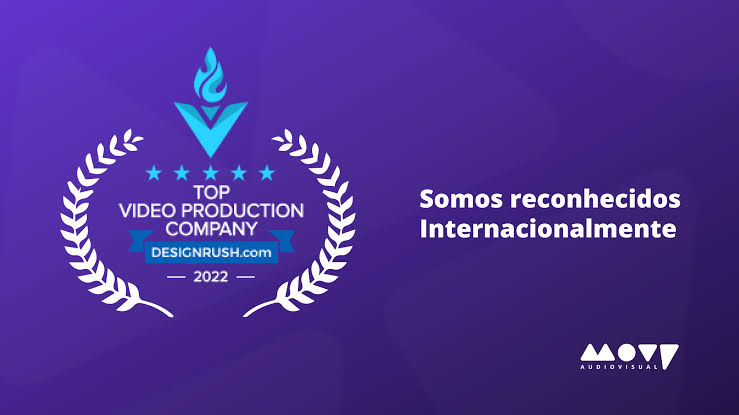 Movy é reconhecida entre as 30 principais produtoras de vídeo no DesignRush