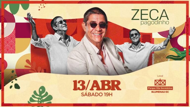 Zeca Pagodinho - 40 anos de carreira, em Blumenau